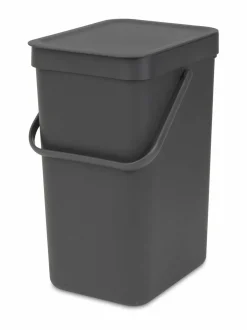 Roskakorit & -Pussit|Brabantia Sort & Go -roska-astia 12 l GREY