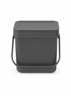 Roskakorit & -Pussit|Brabantia Sort & Go -roskakori 3 l GREY