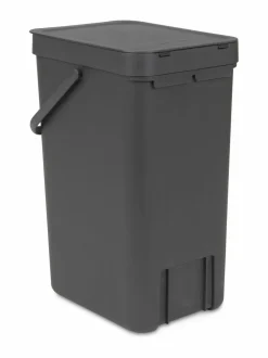 Roskakorit & -Pussit|Brabantia Sort Trash -kierrätysastia 16 l GREY