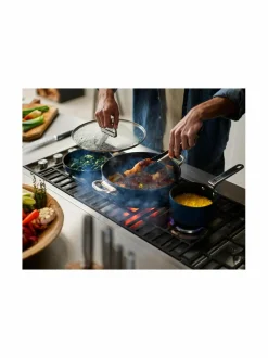 Keitto- & Paistoastiat|Joseph Joseph Space™ Non-Stick - kattila- ja paistinpannusarja 6-osainen GREY