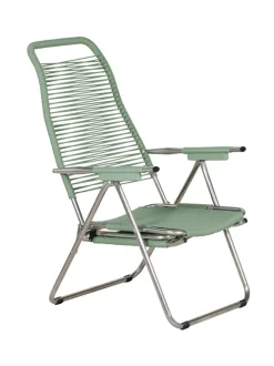 Puutarhakalusteet & Pehmusteet|FIAM Spaghetti aurinkotuoli VIHREÄ