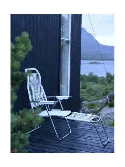 Puutarhakalusteet & Pehmusteet|FIAM Spaghetti aurinkotuoli VALKOINEN