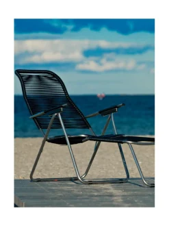 Puutarhakalusteet & Pehmusteet|FIAM Spaghetti aurinkotuoli MUSTA