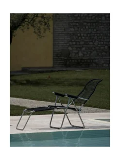 Puutarhakalusteet & Pehmusteet|FIAM Spaghetti aurinkotuoli MUSTA