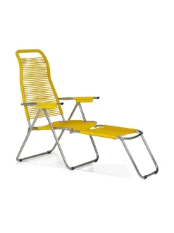 Puutarhakalusteet & Pehmusteet|FIAM Spaghetti aurinkotuoli KELTAINEN