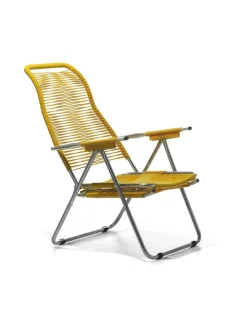 Puutarhakalusteet & Pehmusteet|FIAM Spaghetti aurinkotuoli KELTAINEN