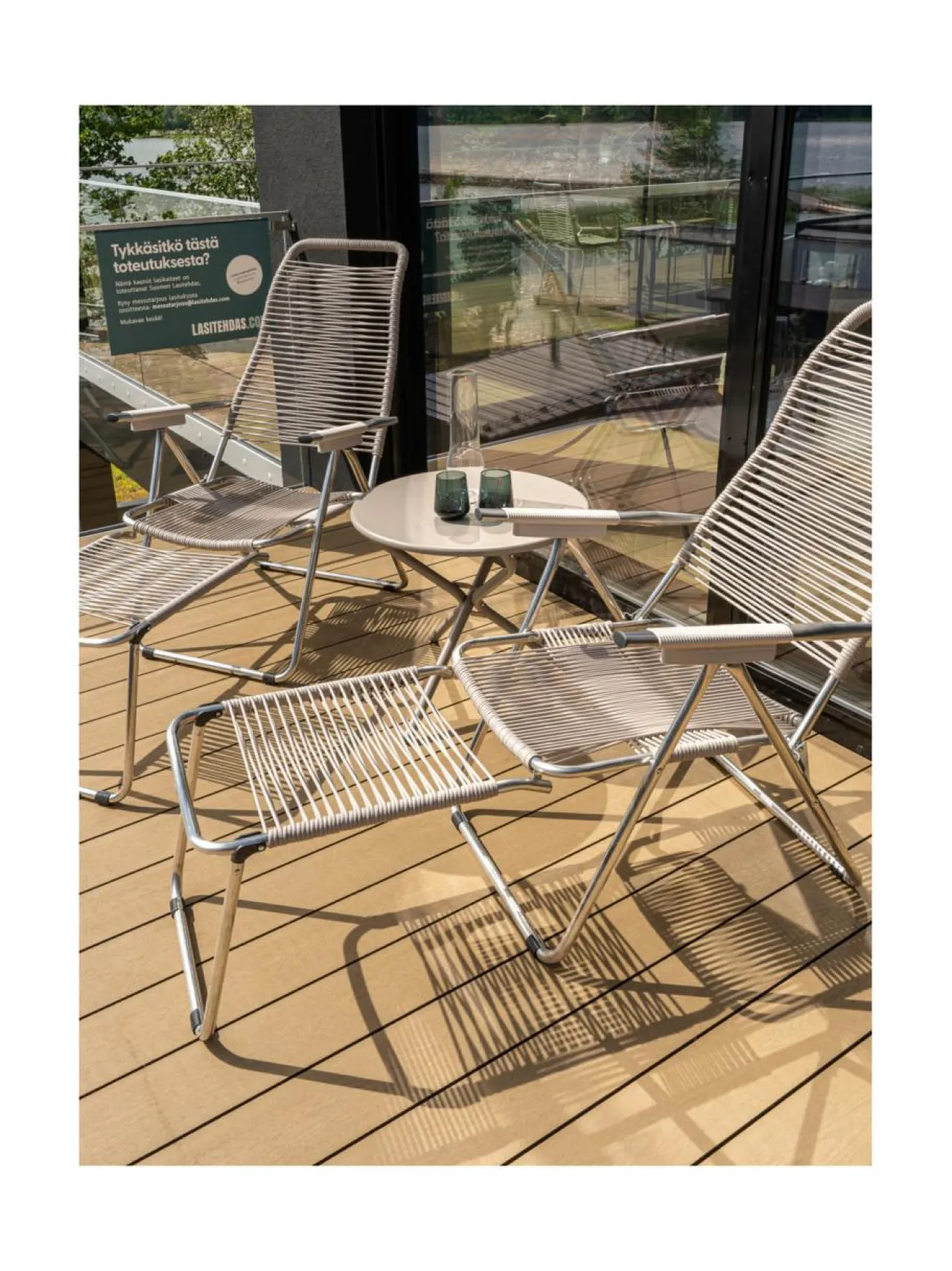 Puutarhakalusteet & Pehmusteet|FIAM Spaghetti aurinkotuoli BEIGE