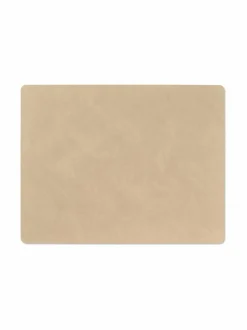 Keittiö- & Kattaustekstiilit|Lind DNA Square L Nupo -nahkatabletti SAND