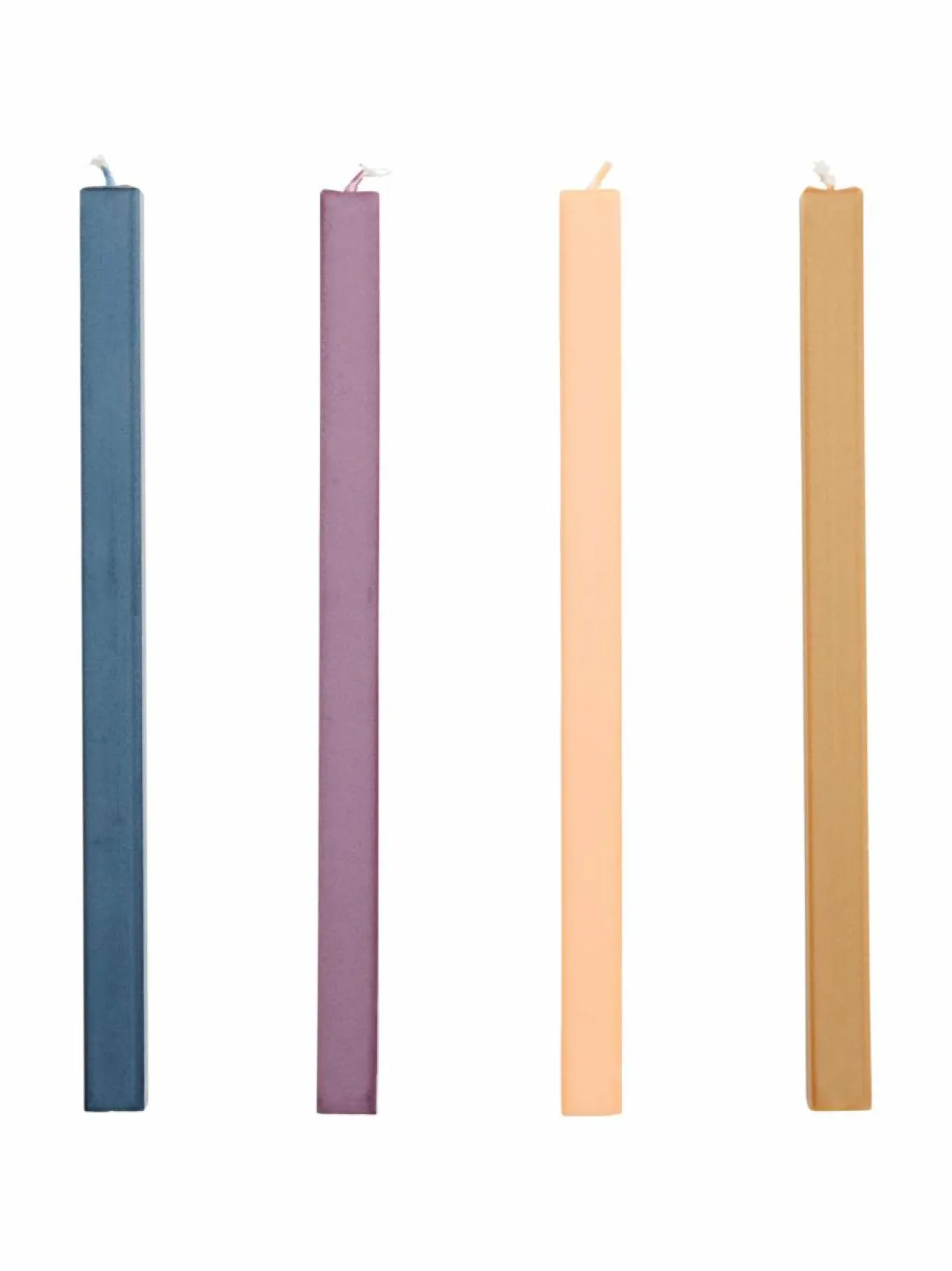 Kynttilät & Lyhdyt|HAY Square-kynttilät 4 kpl MULTI