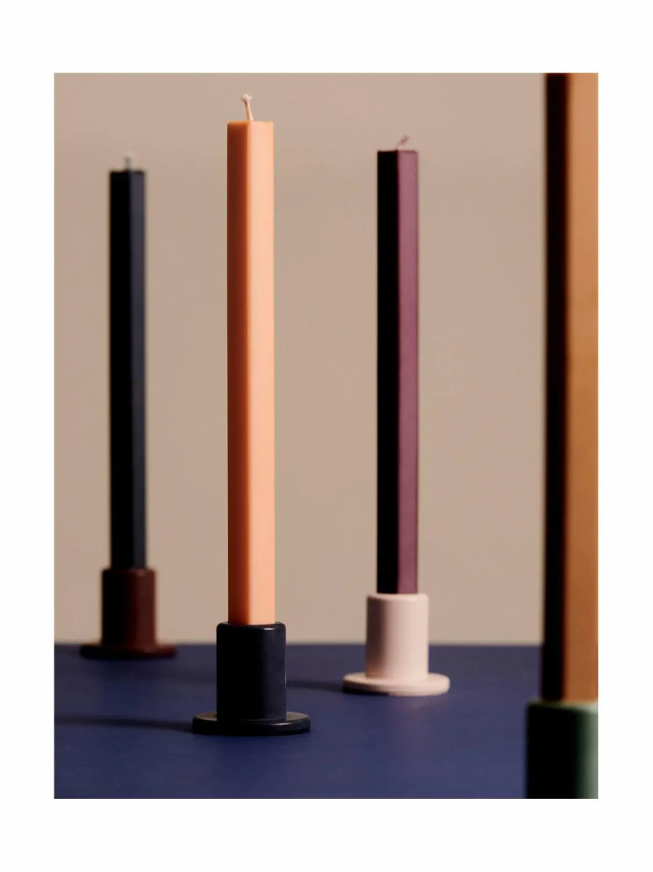 Kynttilät & Lyhdyt|HAY Square-kynttilät 4 kpl MULTI