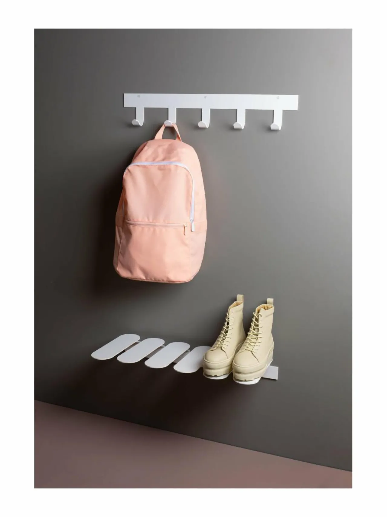 Hyllyt & Kaapit|Maze Step-kenkäteline VALKOINEN