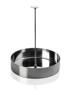 Tarjoiluastiat|Mepra Stile by Pininfarina kahvallinen pyöreä tarjoiluvati, Ø 22