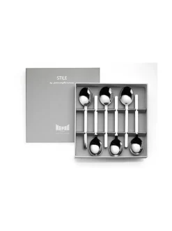 Aterimet & Tarjoiluvälineet|Mepra Stile by Pininfarina-kahvilusikka 6 kpl lahjapakkauksessa