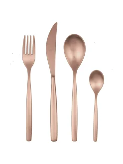 Aterimet & Tarjoiluvälineet|Mepra Stiria Bronzo Ice aterinsetti 24 osaa