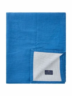 Huovat & Päiväpeitot|Lexington Striped- käännettävä päiväpeite BLUE/WHITE