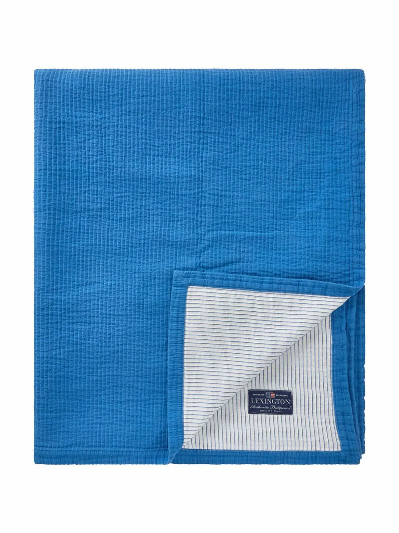 Huovat & Päiväpeitot|Lexington Striped- käännettävä päiväpeite BLUE/WHITE