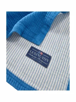 Huovat & Päiväpeitot|Lexington Striped- käännettävä päiväpeite BLUE/WHITE