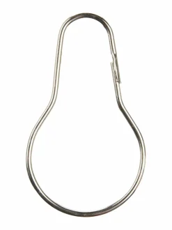 Kylpyhuonetarvikkeet|Zone Denmark Suihkuverhokoukku 12 kpl SILVER