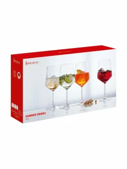 Lasit|Spiegelau Summer Drinks Gift Box -juomalasit 4 kpl, 630 ml CLEAR