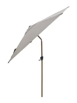 Puutarhakalusteet & Pehmusteet|Cane-Line Sunshade- kallistettava aurinkovarjo PUUNVÄRI, TAUPE