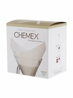 Tee, Kahvi & Vesi|Chemex Suodatinpaperit kuuden kupin keittimeen 100 kpl