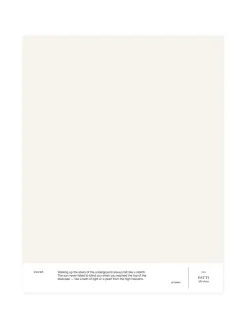 Maalit|Cover Story Sävymalli 001 PATTI - all white