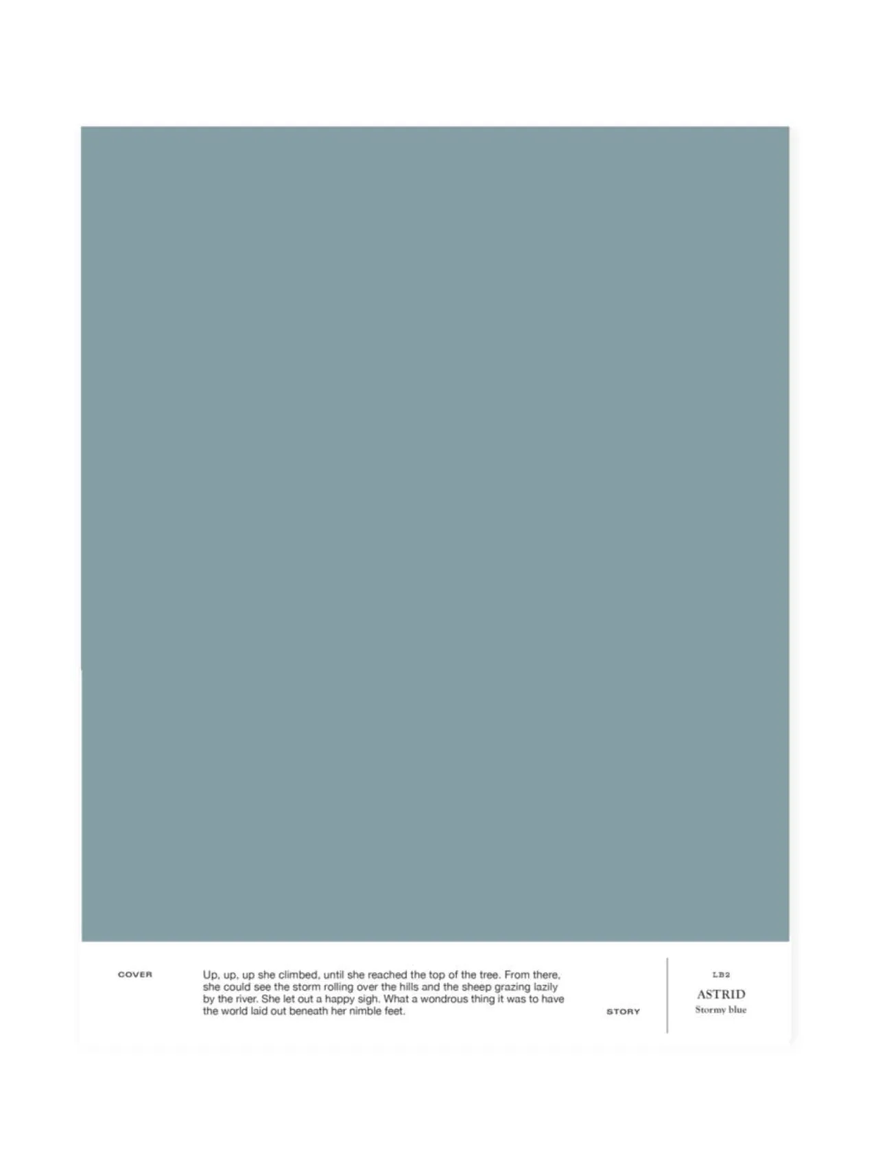 Maalit|Cover Story Sävymalli LB2 ASTRID - stormy blue