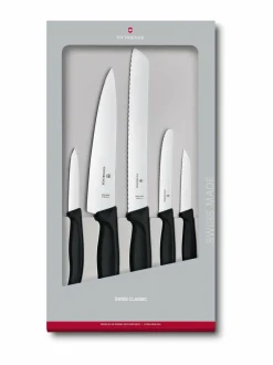 Keittiötarvikkeet|Victorinox Swiss Classic Kitchen -veitsisetti BLACK