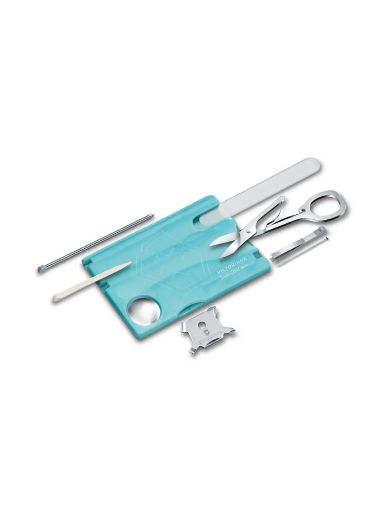 Retkeilytarvikkeet|Victorinox Swiss Army Knives Swisscard Nailcare Ice Blue AQUA