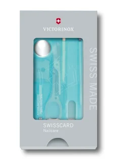 Retkeilytarvikkeet|Victorinox Swiss Army Knives Swisscard Nailcare Ice Blue AQUA