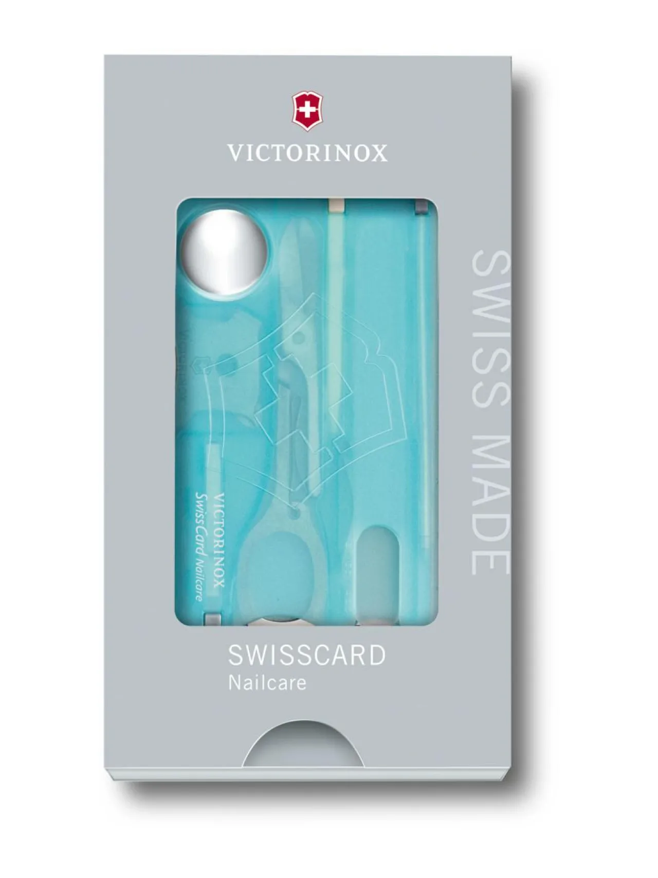 Retkeilytarvikkeet|Victorinox Swiss Army Knives Swisscard Nailcare Ice Blue AQUA