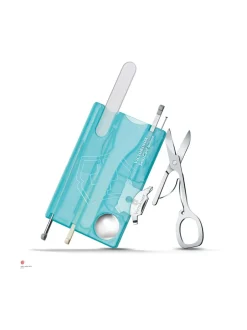 Retkeilytarvikkeet|Victorinox Swiss Army Knives Swisscard Nailcare Ice Blue AQUA