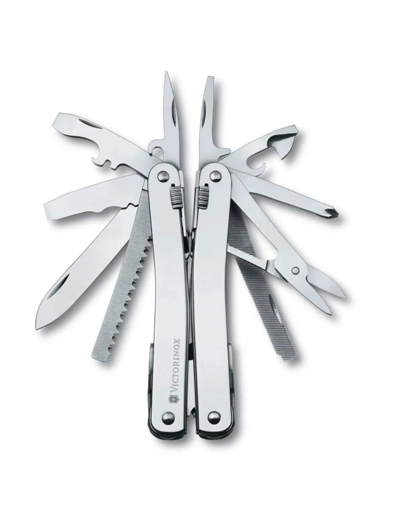Retkeilytarvikkeet|Victorinox Swiss Army Knives SwissTool Spirit X nahkakotelossa ROSTERI