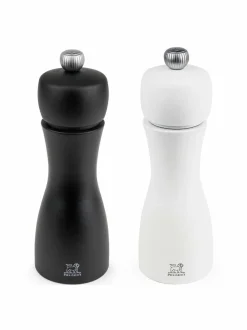 Keittiötarvikkeet|Peugeot Tahiti-maustemyllypakkaus 15 cm MUSTA JA VALKOINEN