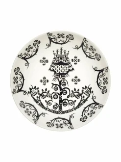 Lautaset & Kulhot|Iittala Taika- syvä lautanen 20 cm MUSTAVALKOINEN