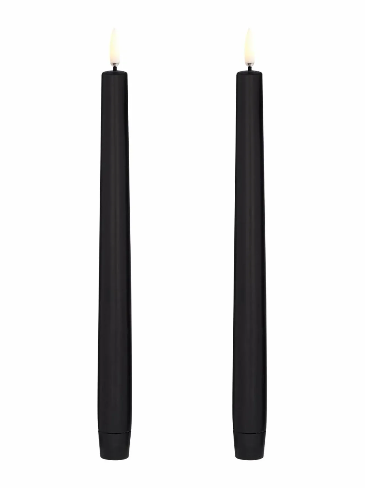 Jouluvalot|UYUNI Taper LED -pöytäkynttilä, 2 kpl BLACK