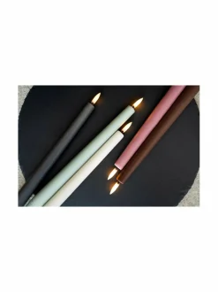 Jouluvalot|UYUNI Taper LED -pöytäkynttilä, 2 kpl BEIGE