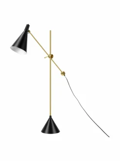 Lattiavalaisimet|Innolux Tapio-lattiavalaisin BLACK/BRASS