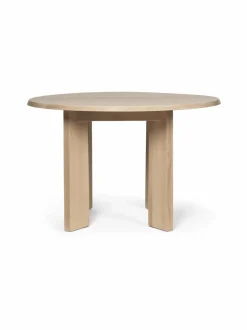 Pöydät|Ferm Living Tarn-puinen ruokapöytä WHITE OILED BEECH