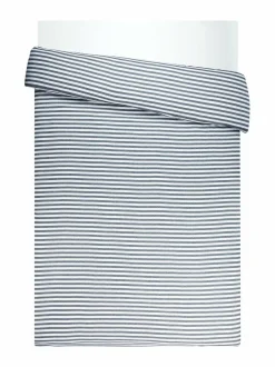 Liinavaatteet|Marimekko Tasaraita-pussilakana 150 x 210 cm HARMAA/VALKOINEN