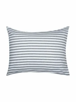 Liinavaatteet|Marimekko Tasaraita-tyynyliina 50 x 60 cm HARMAA/VALKOINEN