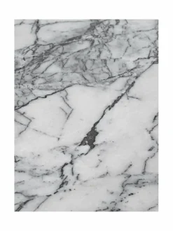 Pöydät|Ferm Living Taula-marmorinen sohvapöytä WHITE/CHARCOAL