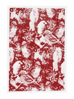 Keittiö- & Kattaustekstiilit|Pentik Taviokuurna-keittiöpyyhe RED