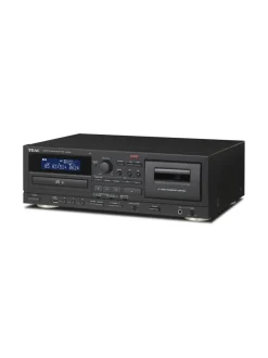 Audio|Teac AD-850-SE Kasetti- ja CD-soitin MUSTA