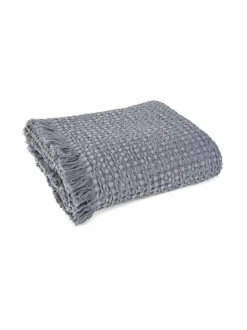 Huovat & Päiväpeitot|Haomy Tempo-torkkupeite, 130 x 200 cm 03 GRANIT