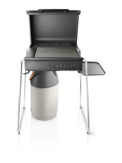 Grillit & Grillitarvikkeet|Eva Solo Outdoor Terassigrillin jalat ja sivupöytä MUSTA