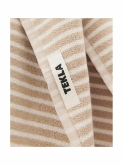 Kylpyhuonetekstiilit|Tekla Terry striped -pyyhe IVORY STRIPES