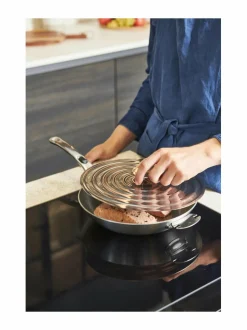 Keitto- & Paistoastiat|De Buyer Teräskansi paistinpannulle Ø 20-24 cm