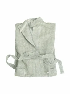 Kylpyhuonetekstiilit|Lapuan Kankurit Terva-kylpytakki 73 WHITE-OLIVE