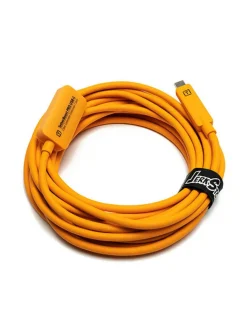 Kamerat|Tether Tools TetherBoost Pro (4,6m) USB Type-C Core Controller jatkokaapeli - Oranssi